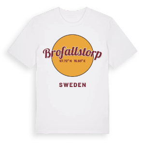 Brofallstorp cirkel t-shirt – ekologisk bomull t-shirt från Pinshirt