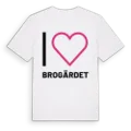 Jag älskar Brogärdet t-shirt stort tryck