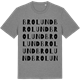 Mid Heather Gray t-shirt med Brolund ordlek t-shirt