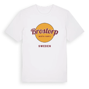 Brostorp cirkel t-shirt – ekologisk bomull t-shirt från Pinshirt