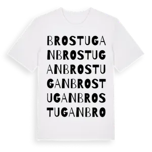 Brostugan ordlek t-shirt – ekologisk bomull t-shirt från Pinshirt