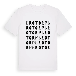 Brotorp ordlek t-shirt – ekologisk bomull t-shirt från Pinshirt