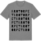Mid Heather Gray t-shirt med Brotorpet ordlek t-shirt