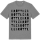 Mid Heather Gray t-shirt med Bröttle ordlek t-shirt