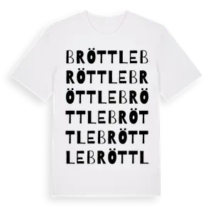 Bröttle ordlek t-shirt – ekologisk bomull t-shirt från Pinshirt