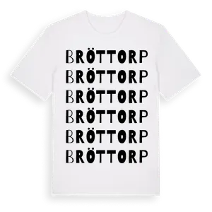 Bröttorp ordlek t-shirt – ekologisk bomull t-shirt från Pinshirt