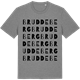 Mid Heather Gray t-shirt med Bruddeberg ordlek t-shirt