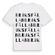 Bruksfällan ordlek t-shirt