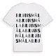 Brunsmåla ordlek t-shirt