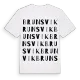 Brunsvik ordlek t-shirt