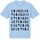 Blue Soul t-shirt med Brusehult ordlek t-shirt