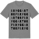 Mid Heather Gray t-shirt med Bryggartorp ordlek t-shirt