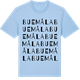 Blue Soul t-shirt med Buemåla ordlek t-shirt
