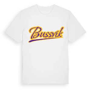 Bussvik baseball t-shirt – ekologisk bomull t-shirt från Pinshirt