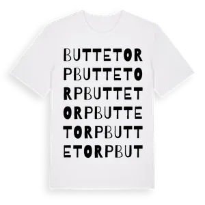 Buttetorp ordlek t-shirt – ekologisk bomull t-shirt från Pinshirt
