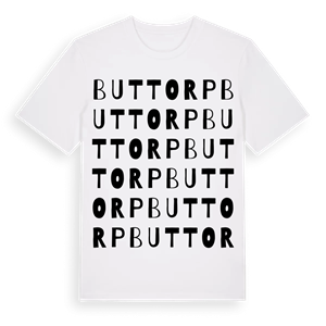 Buttorp ordlek t-shirt – ekologisk bomull t-shirt från Pinshirt