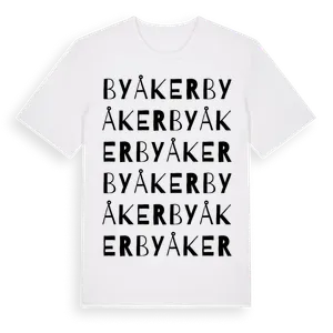 Byåker ordlek t-shirt – ekologisk bomull t-shirt från Pinshirt