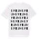 Byrum ordlek t-shirt