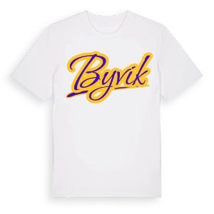 Byvik baseball t-shirt – ekologisk bomull t-shirt från Pinshirt