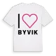 Jag älskar Byvik t-shirt stort tryck