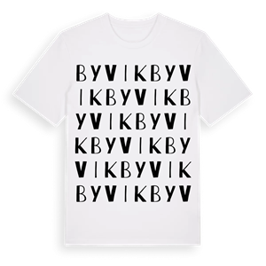 Byvik ordlek t-shirt – ekologisk bomull t-shirt från Pinshirt