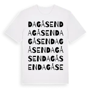 Dagåsen ordlek t-shirt – ekologisk bomull t-shirt från Pinshirt