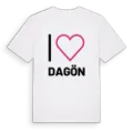 Jag älskar Dagön t-shirt stort tryck
