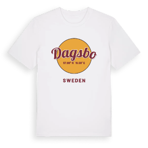 Dagsbo cirkel t-shirt – ekologisk bomull t-shirt från Pinshirt