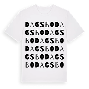 Dagsbo ordlek t-shirt – ekologisk bomull t-shirt från Pinshirt