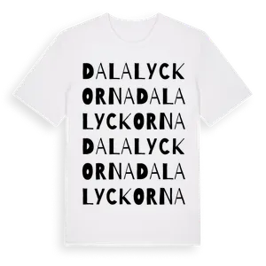 Dalalyckorna ordlek t-shirt – ekologisk bomull t-shirt från Pinshirt