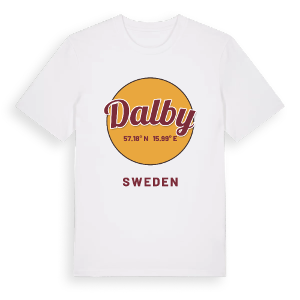 Dalby cirkel t-shirt – ekologisk bomull t-shirt från Pinshirt