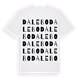 Dalebo ordlek t-shirt