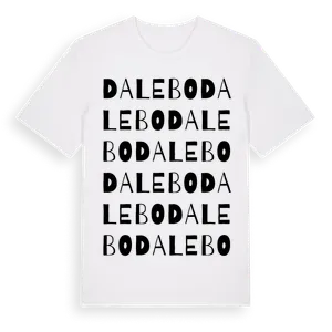 Dalebo ordlek t-shirt – ekologisk bomull t-shirt från Pinshirt