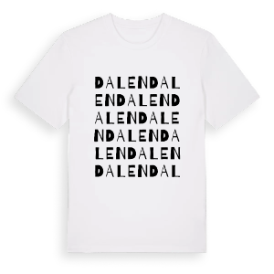 Dalen ordlek t-shirt – ekologisk bomull t-shirt från Pinshirt
