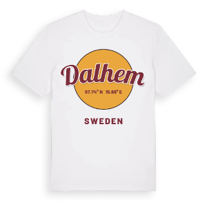 Dalhem cirkel t-shirt – ekologisk bomull t-shirt från Pinshirt
