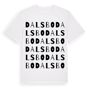 Dalsbo ordlek t-shirt – ekologisk bomull t-shirt från Pinshirt
