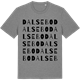 Mid Heather Gray t-shirt med Dalsebo ordlek t-shirt