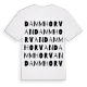 Dammhorvan ordlek t-shirt