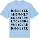 Blue Soul t-shirt med Dammlyckan ordlek t-shirt