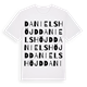 Danielshöjd ordlek t-shirt