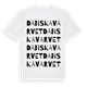 Danska varvet ordlek t-shirt