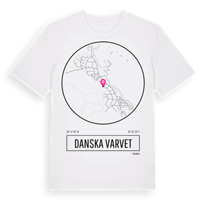 Danska varvet t-shirt – ekologisk bomull t-shirt från Pinshirt