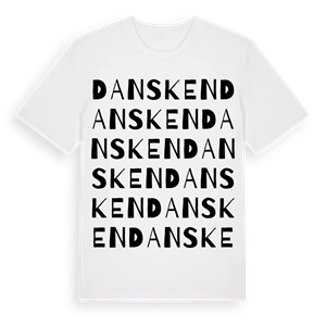 Dansken ordlek t-shirt – ekologisk bomull t-shirt från Pinshirt
