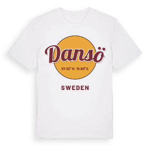 Dansö cirkel t-shirt – ekologisk bomull t-shirt från Pinshirt