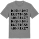 Mid Heather Gray t-shirt med Dåsmadmärket ordlek t-shirt