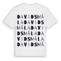 Davidsmåla ordlek t-shirt