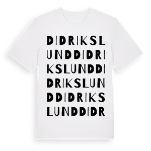Didrikslund ordlek t-shirt – ekologisk bomull t-shirt från Pinshirt