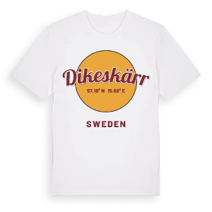 Dikeskärr cirkel t-shirt – ekologisk bomull t-shirt från Pinshirt