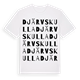 Djärvskulla ordlek t-shirt