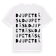 White t-shirt med Djupeträsk ordlek t-shirt